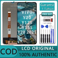 【ORIGINAL】LCD VIVO VIVO Y20 Y15S Y12S Y20-2021 Fullset layar hp Touchscreen Digitizer Resolusi Tinggi