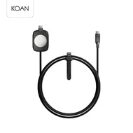 NOMAD สายชาร์จ Universal Cable ใช้สำหรับ Apple Watch - 1.5m Carbide