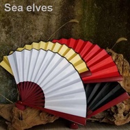 ℗○❐8 "10" juan cloth blank plain fan calligraphy painting8寸10寸娟布空白素面扇子书法绘画创作折扇yisrx11.my11928