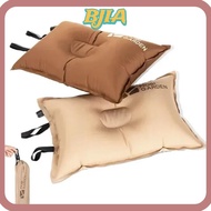 ✿BJA✿ Inflatable Pillow, Portable Sponge Material Camping Pillow, Cozy Ultralight Comfortable Automa