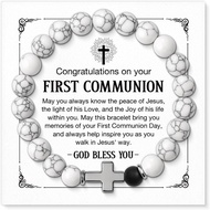 Hadiah Kristian untuk Komuni Pertamanya, Gelang Salib Hadiah Inspirasi untuk Anak Perempuan Anak Per