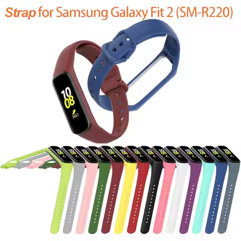 For Samsung Galaxy Fit 2 Strap Silicone Sport Watch Band For Samsung Galaxy Fit2 R220 Smart Band Str