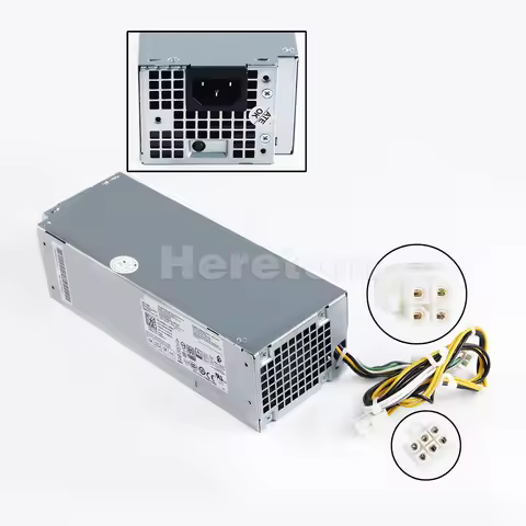 For Dell 3668 3050 3060 3650 3670 5050 7050 240W Power Supply L240ES-00 H240ES-02 J61WF DK87P 0DK87P