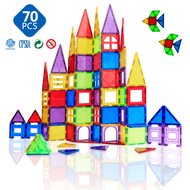 Toys For Children Magnetic Blocks70 Piece Gift Box Magnetic Building Blocks Set Magnetic Tiles Educa