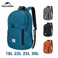 Naturehike Outdoor Backpack 18L 22L 25L 30L Ultralight Waterproof Folding Backpack for Men Women's B
