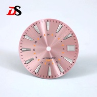NH35 Dial 24h Sunburst Matte 28.5MM Dial BWG9 C3 Lume Modified Watch Accessories NH34GMT Movement