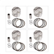 ASDL ลูกสูบเครื่องยนต์มอเตอร์ไซค์ขนาด48.5มม. 48.75มม. 49มม. 49.25มม. 49.5มม. พิน13มม. และ KY1ชุดแหวน