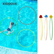 KIDDOVE 1/3Pcs Swimming Pool Ring Swim Training Swimming Circle Beach Sinking Pool Toy Dive Ring Set