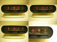 NEOX 水平轉鼓式數字時鐘 鬧鐘 太空時代 日本製 昭和 非 Lumitime