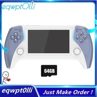 eQQPROJECT X PRO Handheld Video Game Console 64G+15000 Games 4.3-Inch Display 3D Stereo Sound Suppor