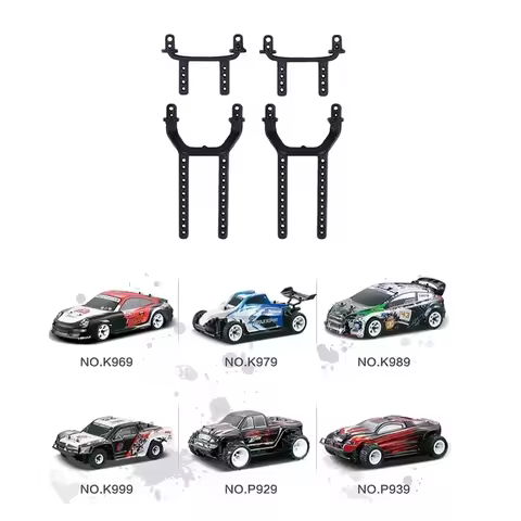 for Wltoys K969 K979 K989 K999 P929 P939 1/28 Rc Car Parts 4Pcs K989-50 K989-51 Front & Rear Car She