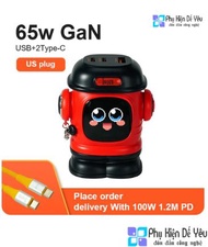 Bộ sạc nhanh đa ổ cắm Divoom Dipow-65W  [Nhập khẩu & Phân phối chính hãng bảo hành 1 năm]