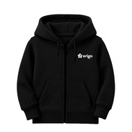 Unisex Children's Zipper Hoodie Jacket 2-12 Years Old, Thick Erigo Fleece Screen Printing