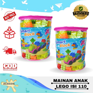 Mainan Anak Lego Block Edukasi Isi 110 PCS Besar Edukasi Acekids