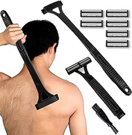 Body hair trimmer for men, back shaver 3.0 with Long Handle, man scape razors for shaving, dollar sh