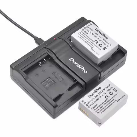 DuraPro NB-10L Bateria NB 10L NB10L Rechargeable Camera Battery + Dual Charger For Canon G1X G15 G16
