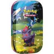 Pokemon ENG Mega Evolution Ascended Heroes Mini Tin Zorua & Cramorant 196214141308B (การ์ดโปเกมอน)