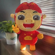 兼容乐高小颗粒猪猪侠GGbond益智拼装积木玩具摆件礼物拼图5.26 Compatible with LEGO small particle GGbond pig man educational bu
