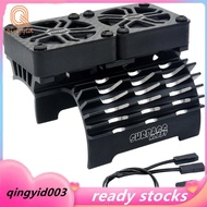 for 1/5 1/8 1/10 RC Car Compatible 40mm Cooling Fan Double  for RC Motor 4068 4076 4274 Heat Dissipa