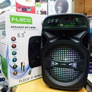SPEAKER BLUETOOTH FLECO GRATIS MIC DIGITAL F-63LED GRATIS MIC KARAOKE NGEBASS