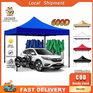 【LONGQU】25kg 10x20Ft Roof Night Market Canopy Camping Tent Khemah Canopy Frame 10x10 White Pole Kano