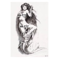 HB TEMPORARY TATTO LATEST LONG-LASTING MERMAID WOMEN'S777