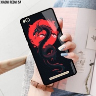 Soft Case Glass Xiaomi Redmi 5A Case Glass Kaca Fashion Dragon Aesthetic Keren [ Beli Case ] Pelindung HP  Cassing Xiaomi Redmi 5A - Bisa Bayar Ditempat ( COD )