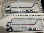 tiny 微影 汽車模型 TVB戶外廣告車 戰損版