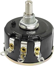Uxcell Amico WX050 4.7K Ohm 5WW 6 mm Round Shaft Rotary Wire Wound Potentiometer, 1.69" Width, 1.81"
