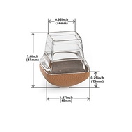 Spherical Chair Foot Pads Silikon TPE /Cover Chair Leg Pelindung