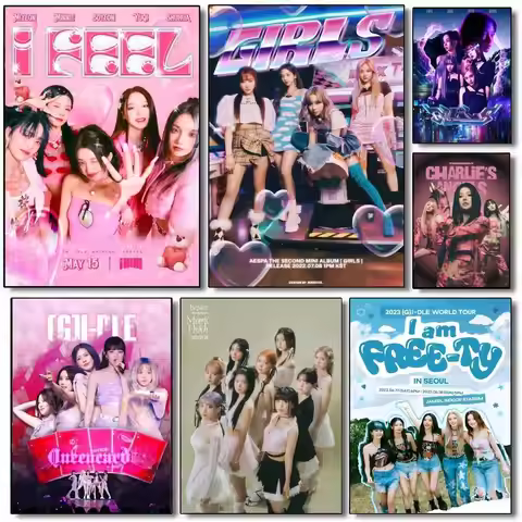Kpop G I-DLE Good Quality Prints And Posters Whitepaper Prints Posters Artwork Wall Decor