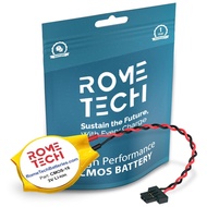 Rome Tech CR2032W CMOS Battery for Awow Ax41 Motherboard - Laptop Backup BIOS RTC 3V KTS CR2032W 731