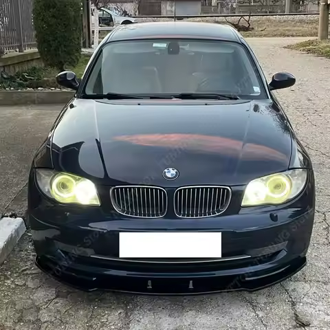 For BMW 1 Series E81 E82 E87 E88 LCI Standard Model 2007-2011 Car Front Bumper Lip Splitter Spoiler 