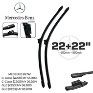 ใบปัดน้ำฝน Mercedes-Benz เบอร์ 22+22" สำหรับรุ่น C-Class [W205] C-Class [C205] GLC [X253]GLC [C253] 