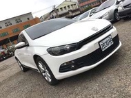 【FB搜尋阿新夢想中古車】12年 喜樂可SCIROCCO1.4白 黑內裝