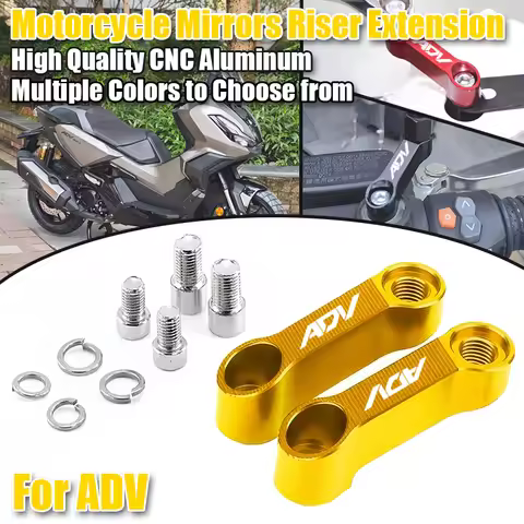 For Honda ADV 150 350 ADV ADV150 ADV350 Universal Motorcycle Rearview Mirrors Extension Riser Extend
