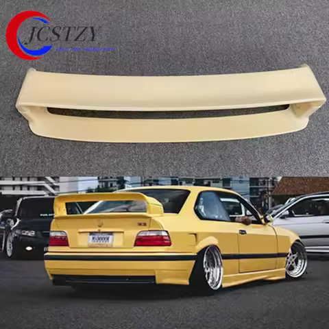 For BMW E36 M3 spoiler 1990-2000 BMW M3 series GT Style spoiler E36 Series 3 coupe ABS plastic mater
