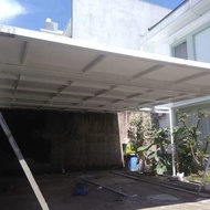 Canopy peredam grc atap spandek.