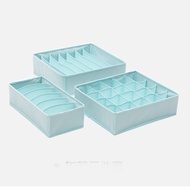 Inaso Kotak Penyimpanan Pakaian Dalam Set 3in1 Organizer Box Storage Underwear Tempat Organizer Lema