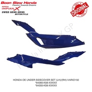 HONDA OE UNDER SIDE COVER SET LH/RH (BLUE) - VARIO150*64365-K59/64355-K59