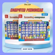 Smart Learning Tablet Mainan Pendidikan ABC 123 Nombor Haiwan Bunyi Didik awal hadiah computer budak