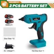 100W Cordless Electric Hot Melt Glue Gun 11mm Glue Stick Anti-scald Nozzle Rechargeable DIY Repair T