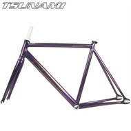 TSUNAMI SNM-100 Galaxy Purple Fixie Frameset | Fixed Gear SNM100 Track Bicycle Frame