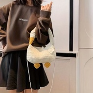 Swan belle knit bag