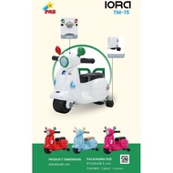 FREE BUBBLE RIDE-ON MOTORCYCLE TOY FOR CHILDREN VESPA IORA TM15 / TM 15 MUSIC / F105 Fiorino/KT3328 