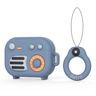Ốp Case Cho Airpods 3 Hình Radio Retro