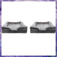 [P K A M] Dog Sofa Bed - Washable Orthopedic Dog Beds and Couch with Removable, Waterproof Human Dog