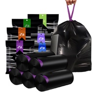 A&S [4 SIZES] Borong365 Drawstring Disposable Garbage Bag Strong Plastic Waste Basket Beg Plastik Sa