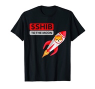 Rocket Shiba Coin Shirt, $SHIB to the Moon Shiba Inu Crypto T-Shirt