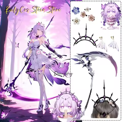 Castorice Honkai Star Rail Cosplay Costume Role-playing Accessory Props Weapons,Necklaces,Headdresse